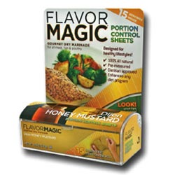 Flavor Magic Portion Control Sheets help you to control portion sizes and encourage a healthier diet.